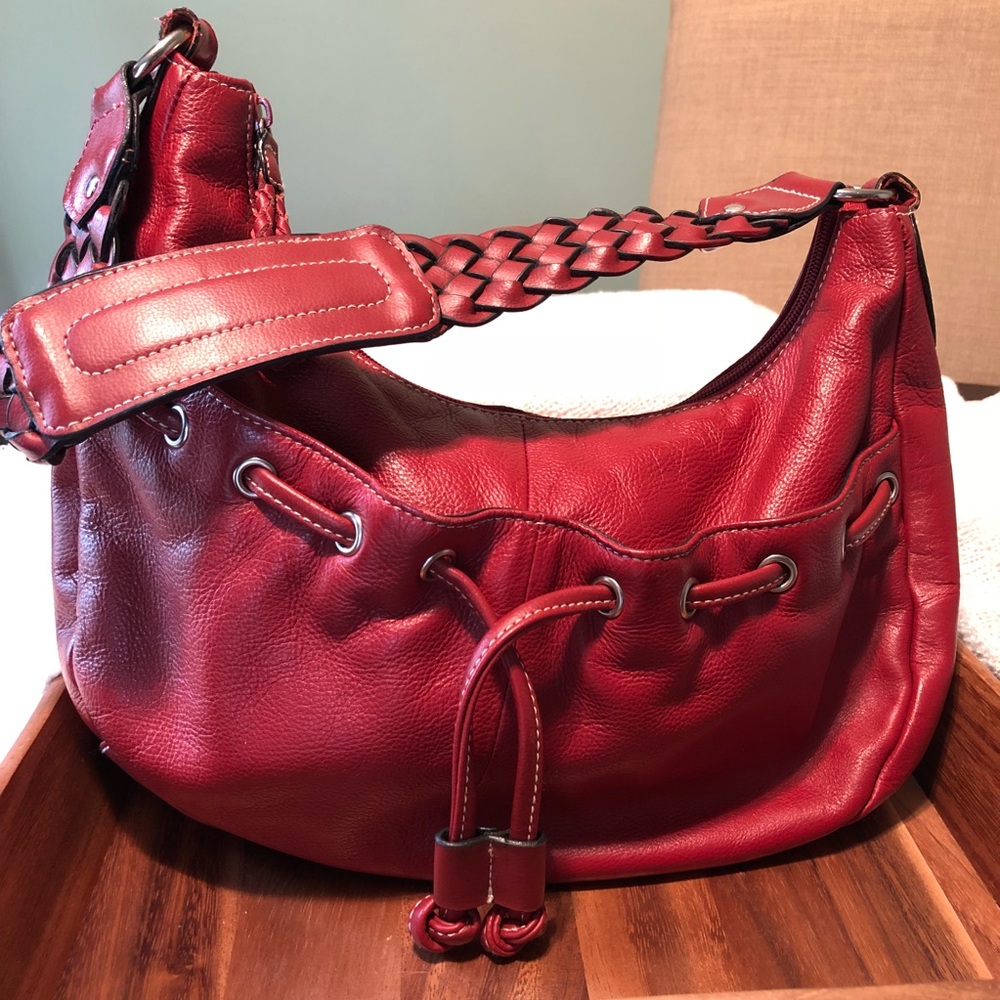 Cute Red leather bag